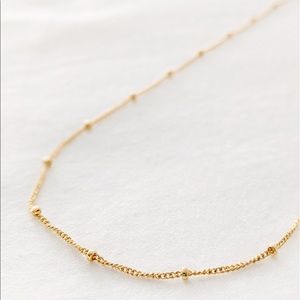 Dainty Gold Satellite Necklace